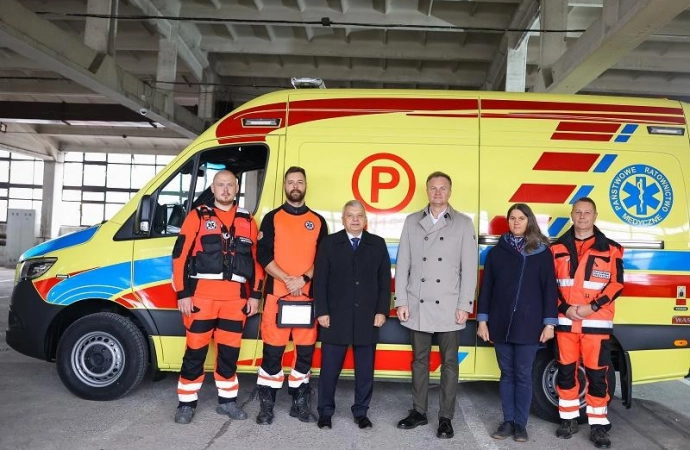 {To najcięższy ambulans, jaki jeździ po województwie warmińsko-mazurskim.}