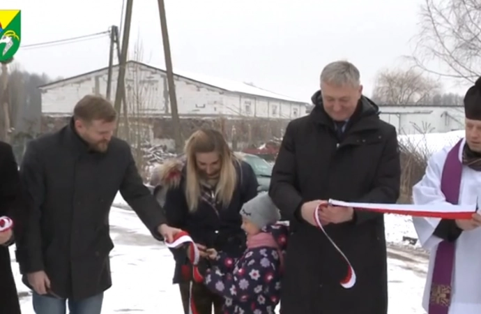 Ulica Leśna w Kozłowie po remoncie